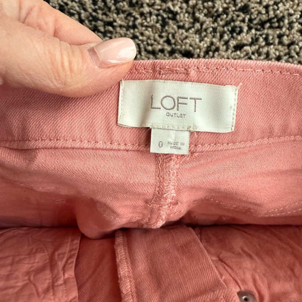 LOFT Blush Mini Skirt - Picture 5 of 6